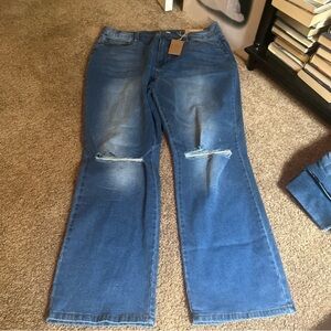 Blue turtle size 20 Flare & Wide Leg Jeans new with tags